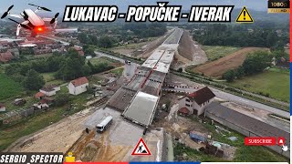 Brza Saobraćajnica Lajkovac  Iverak Valjevo Popučke i Industrijska zona izgradnja dronevideo [upl. by Fugate]