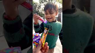 Chips chips 🤣🤣🤣 funny  viral  short  c cutebaby  jems with fuse five star chocolate 🍫 [upl. by Htebirol]