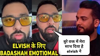 Badshah Emotional message for Elvish Yadav Elvish yadav badshah story Bigg Boss ott 2 finale [upl. by Dianna]