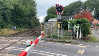 Nantwich Shrewbridge Road Level Crossing  Cheshire [upl. by Whitelaw]