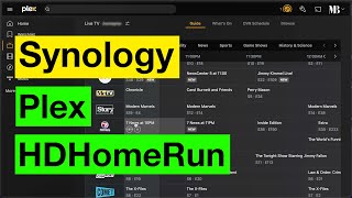 Plex amp HDHomeRun on Synology NAS Live OTA TV Streaming amp DVR Setup [upl. by Catha]