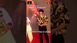 Dulqer Salmaan on Stage at Lulu Mall Edappally Ernakulam 💐 [upl. by Nylsirk]