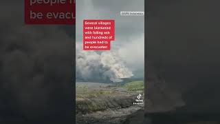 Indonesias volcano spews huge ash clouds [upl. by Bahr115]