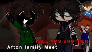 Afton Family Meet Williams Brother  GACHA AFTON FAMILY [upl. by Picker]