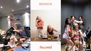 Tiffany Yuri Sooyoung SNSD Jungwoo NCT Sunmi Minju Lee Know dance Second Challenge Hyoyeon TikTok [upl. by Netsyrk]