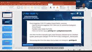 FGA Talks  Sosialisasi Pelatihan FGABatch 1 Mitra Binar Academy danHacktiv8 [upl. by Eenaffit]