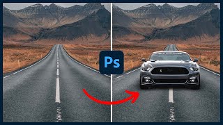 Photoshop  Ajouter une image dans ​une autre simplement [upl. by Bollen97]