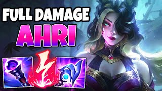 FULL DAMAGE AHRI  MAX MAGIC PEN FULL AP BUILD  Best Build amp Runes  League of Legends [upl. by Eniruam709]