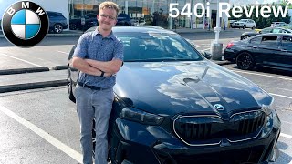 2024 BMW 540i Review  Still the best handling BMW [upl. by Anaeda56]