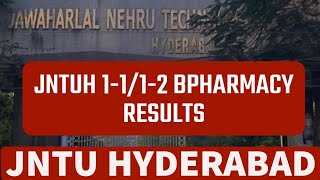 JNTUH 1112 BPHARMACY RESULTSjntuhyderabad [upl. by Nnaecarg]