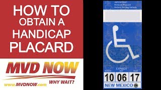 How to Obtain A Handicap Placard  Requirements [upl. by Ilario793]