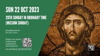 Catholic Sunday Mass Online  29th Sunday in Ordinary Time 22 Oct 2023 [upl. by Nika]