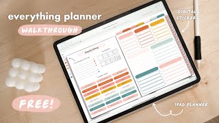 A Guide to the Everything Digital Planner  FREE Digital Planner 💗 [upl. by Ylimme]