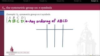 3021B Dihedral and Symmetric Groups [upl. by Anazus39]