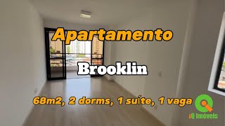 Apartamento à venda no Brooklin 68 metros 2 dormitórios 1 vagas R 79500000 [upl. by Sharp875]