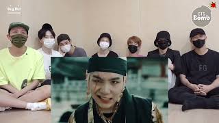 BTS reaction to SUGA genetics FMV [upl. by Tupler]