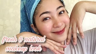 my fresh amp natural makeup look [upl. by Analed]