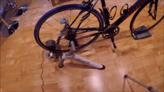 Tacx Flow Smart T2240 Trainer unboxing and get started  Specialized Roubaix [upl. by Nirda]