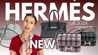 NEW Hermes Fall Winter 2024 Bags 🤩 Volynka Bolide Shoulder Birkin 29 Monotone Constance Verrou [upl. by Enelrac285]