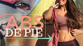 Abdomen Plano en 5 minutos  Abdominales de pie para Reducir tu Abdomen [upl. by Leiad328]