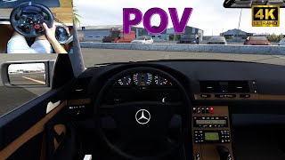 POV 4K 60Fps  Mercedes Benz W140 S Class S600  Logitech G29  Shifter [upl. by Meredith321]