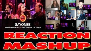 YOUTUBE REACTION MASHUP  COKE STUDIO PAKISTAN  JUNOON [upl. by Ball]