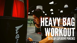 16 Minute Heavy Bag Workout for EXPLOSIVE Punching Speed amp Power [upl. by Emmuela252]