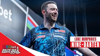 NINE DARTER Luke Humphries v Rob Cross  2024 Baltic Sea Darts Open [upl. by Cedell]