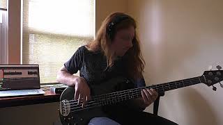 Hiatus Kaiyote  Cinnamon Temple Bass Cover [upl. by Shanney989]