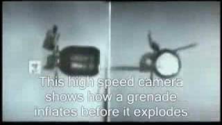 Ultra Slow Motion Grenade Explosion Wach it Expand before Exloding [upl. by Eniak]