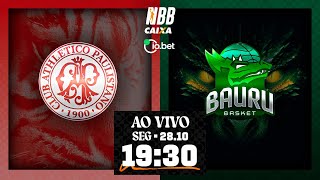 PaulistanoCORPe X Bauru Basket  NBB CAIXA 202425  28102024  Ao vivo e com imagens  19h30 [upl. by Clementi]