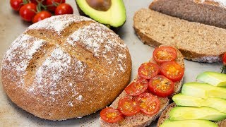 Whole Grain Wheat Spelt Bread  Healthy Bread [upl. by Grinnell]