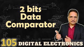 2Bit Data Comparator Explained Working Truth Table Circuit and Designing [upl. by Idnarb]