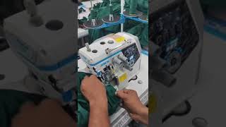 How to use Overlock Machine Fabric Adjustable Guide technical Guide shortsvideo overlockmachine [upl. by Parrie]