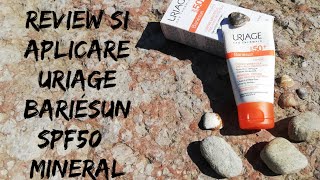 Uriage Bariésun spf50 Mineral review și aplicare [upl. by Ford]