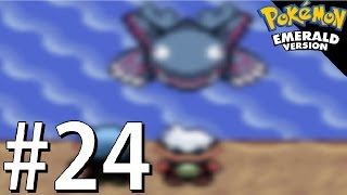 Awakening Kyogre  Seafloor Cavern  Pokemon Emerald Walkthrough Part 24 [upl. by Cohby]