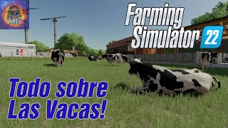 Todo sobre las 🐮 VACAS 🐮  Tutorial Farming Simulator 22  COMO PREPARAR RACIÓN MEZCLA 🐄 [upl. by Lehcem]