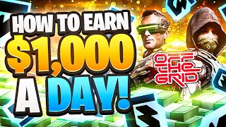 How To Earn 1000 a Day in OFF THE GRID Clash for Cash Tournament  Gunz Token  Crypto Gaming [upl. by Zimmerman]