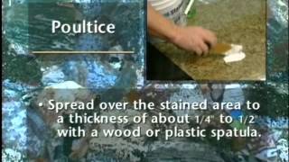 How to Remove Stains from Marble amp Granite Countertops Using A Poultice [upl. by Diarmuid770]