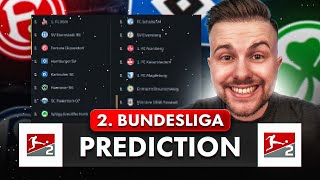 Meine 2 Bundesliga PROGNOSE Saison 20242025 🏆 [upl. by Attelrak637]