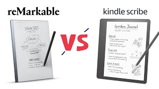 Kindle Scribe vs reMarkable 2 Early Look [upl. by Jariah]