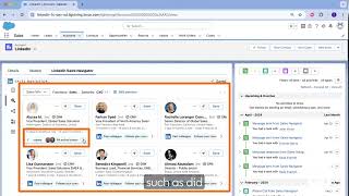 LinkedIn Sales Navigator amp Salesforce CRM Integration Demo [upl. by Rinum685]