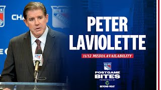 NYR vs CBJ Peter Laviolette Postgame Media Availability  November 12 2023 [upl. by Nagud]