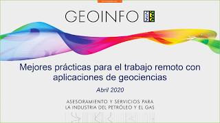 Mejores prácticas para el trabajo remoto con aplicaciones de geociencias [upl. by Mikaela]