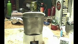 Canteen Cup Stove using Esbit  Reloaded [upl. by Omor]