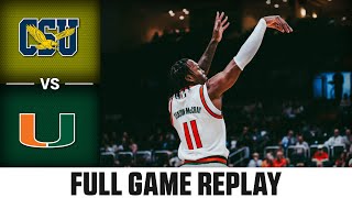 Coppin State vs Miami Full Game Replay  202425 ACC Mens Basketball [upl. by Muhammad279]