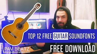 12 Best Free Guitar Soundfonts  Free Download [upl. by Delphine218]