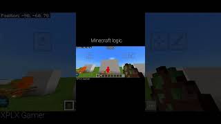 Minecraft logic  zombie logic  Minecraft moment minecraft shorts logic viral [upl. by Aiza]