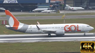 4K  DECOLAGEM BOEING 737800 MAX 8 GOL  AEROPORTO DE SÃO PAULO CONGONHAS [upl. by Levey]