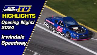 Highlights Irwindale Speedway Opening Night 2024 [upl. by Cadmar772]